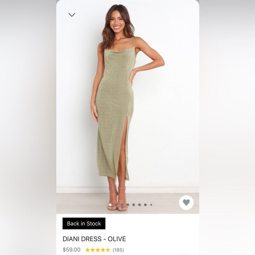 Diana Dress- Olive